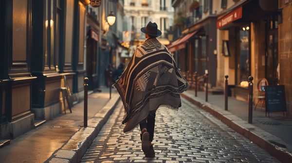 Découvrez le style unique des ponchos et capes pour homme